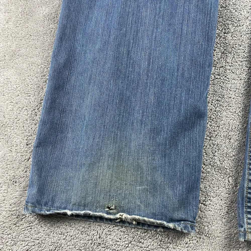 Levis 559 Relaxed Straight Jeans Mens 46x32‎ Blue Medium Wash High Rise